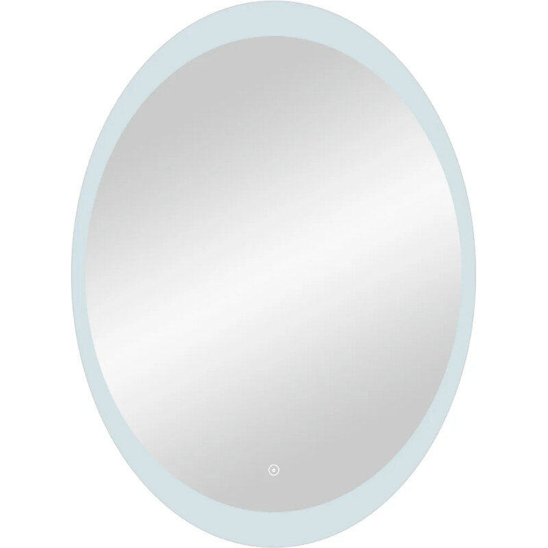 Изображение товара Зеркало Diwo Ярославль, 57 см, с подсветкой, сенсорный выключатель, цвет белый, ЗЛП1740