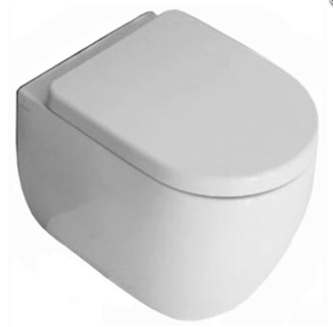 Изображение товара Приставной унитаз Kerasan Flo белый глянцевый с функцией биде компактный