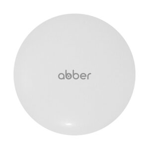 Изображение товара Накладка на слив для раковины Abber керамика, белая матовая, AC0014MW