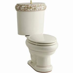 Изображение товара Напольный унитаз Kohler Briar Rose K-14239-BR-96 крышка стандарт