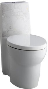 Изображение товара Напольный унитаз Kohler Empress Bouquet K-14338-SMC-0 крышка стандарт