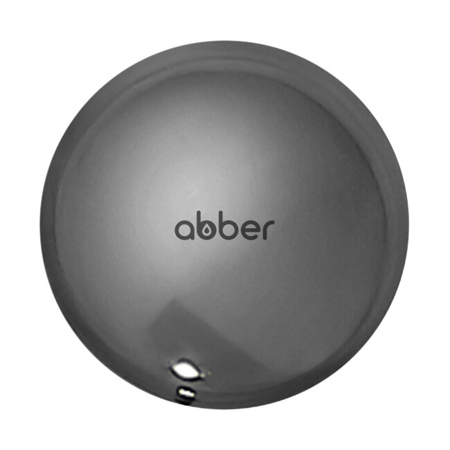 Изображение товара Декоративная накладка на слив для раковины Abber, керамика, серебро, AC0014GS Изображение товара Декоративная накладка на слив для раковины Abber, керамика, серебро, AC0014GS