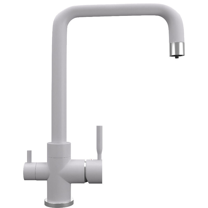 Изображение товара Смеситель для кухни Domaci Солерно UQ-019-04 с подключением к фильтру, цвет платина