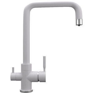 Изображение товара Смеситель для кухни Domaci Солерно UQ-019-04, с подключением к фильтру, цвет платина
