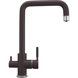 Изображение товара Смеситель для кухни Domaci Солерно UQ-019-06, с подключением к фильтру, цвет трюфель