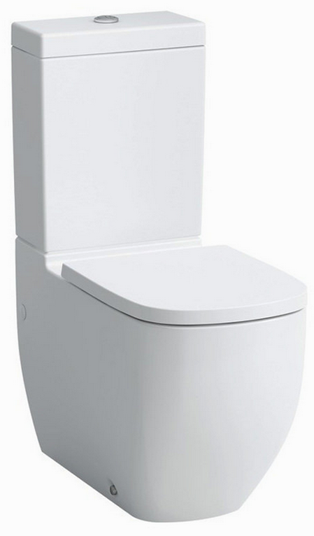 Изображение товара Напольный унитаз Laufen Palomba с крышкой микролифт, белый, фарфор