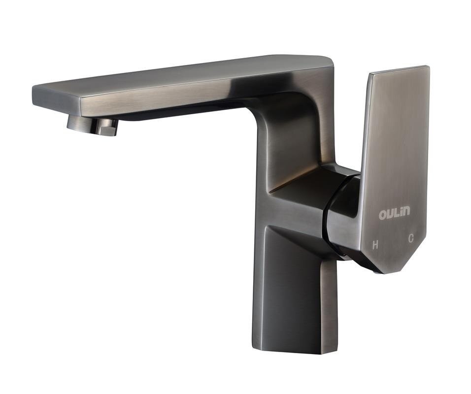 Изображение товара Смеситель Oulin для раковины графит OL-T9207Q