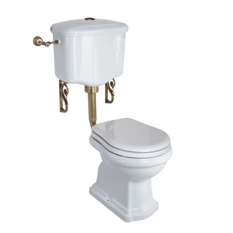 Изображение товара Напольный унитаз Migliore Bella 31105 с низкой трубой и безободковым смывом