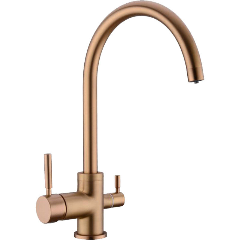 Изображение товара Смеситель для кухни Domaci Равенна DCB 3007 медь с подключением к фильтру