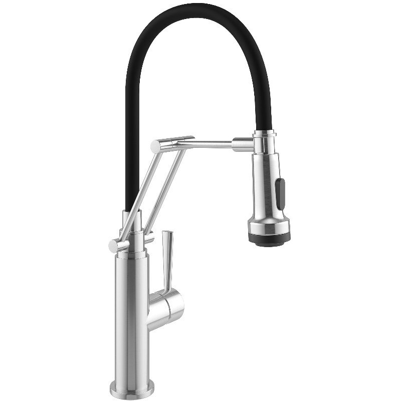 Изображение товара Смеситель для кухни Domaci Равенна DCB 7012 сатин с гибким изливом