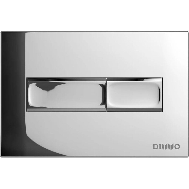 Изображение товара Глянцевая клавиша смыва Diwo 7322 хром глянец двухрежимная механическая