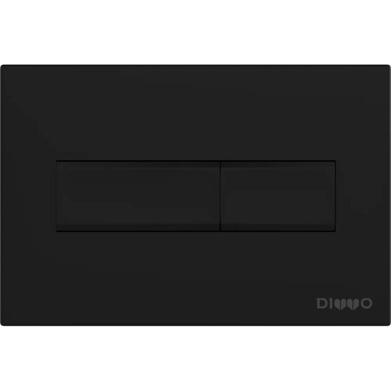 Изображение товара Клавиша смыва Diwo 7323 черный матовый механическая двухрежимная