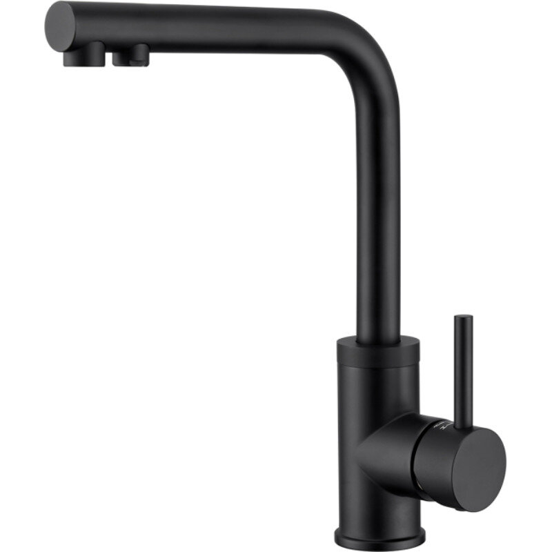 Изображение товара Domaci Равенна DCB 7015 черный — кран с подключением к фильтру, 1 отверстие