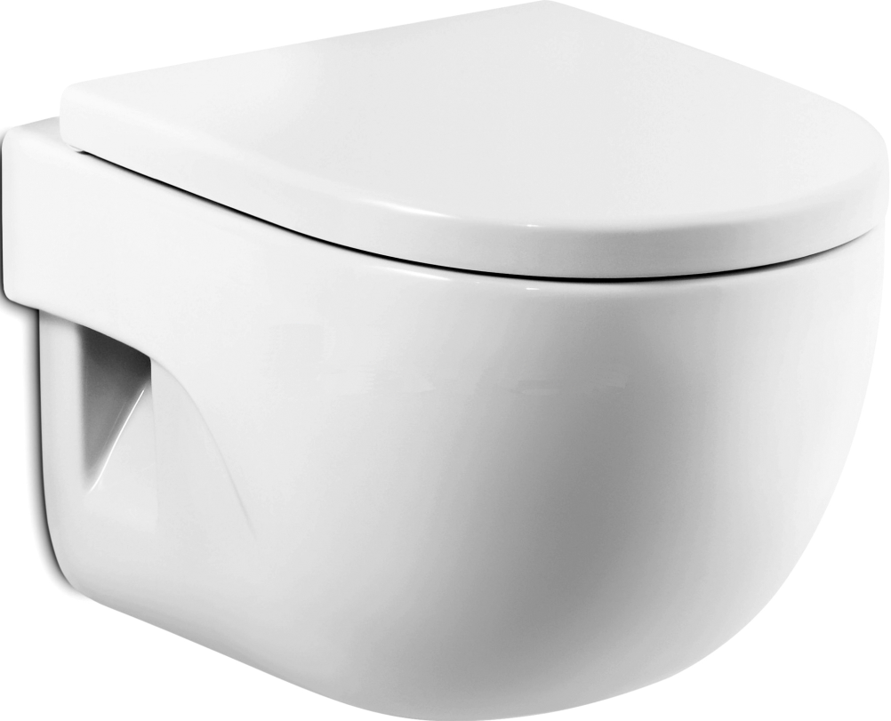Изображение товара Подвесной унитаз Roca Meridian-N Compact 346248000 белый современный дизайн