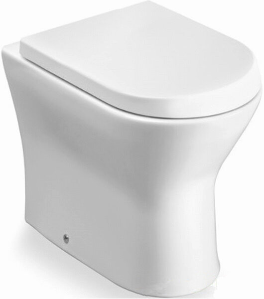 Изображение товара Приставной унитаз Roca Nexo 347615000 с горизонтальным выпуском и двухрежимным сливом