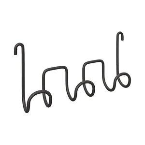 Изображение товара Крючок тройной Diwo Смоленск П16542, цвет черный муар