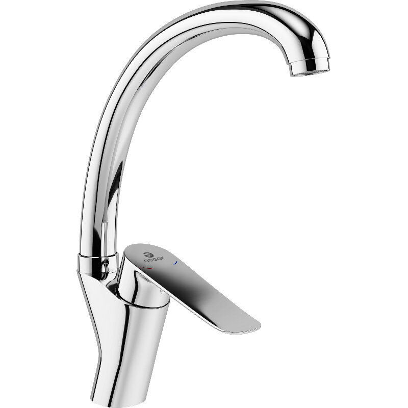 Изображение товара Смеситель для кухни Domaci Равенна XA-04cr хром однорычажный с поворотным изливом