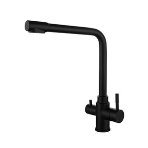 Изображение товара Смеситель Orange Boni M15-008b для кухонной мойки, с функцией подачи питьевой воды, цвет черный матовый