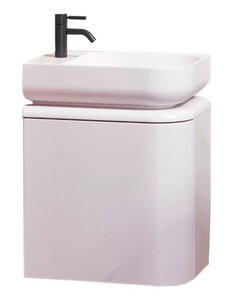 Изображение товара Ванная тумба с раковиной Burgbad B.ME 50 см, подвесная, белый матовый