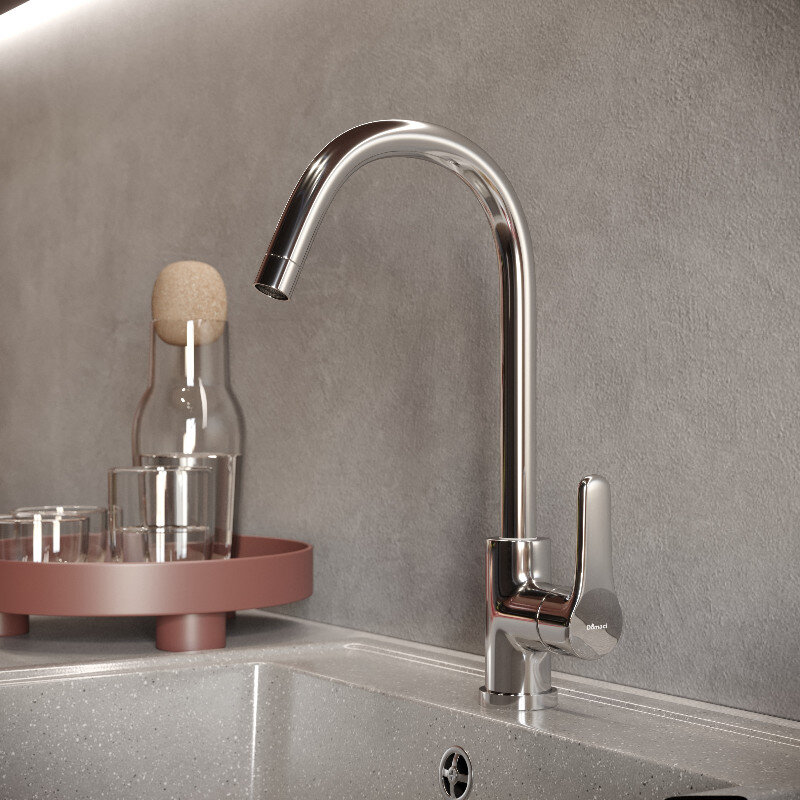 Изображение товара Смеситель для кухни Domaci Ливорно 33110-205/1CG-IG11, цвет хром