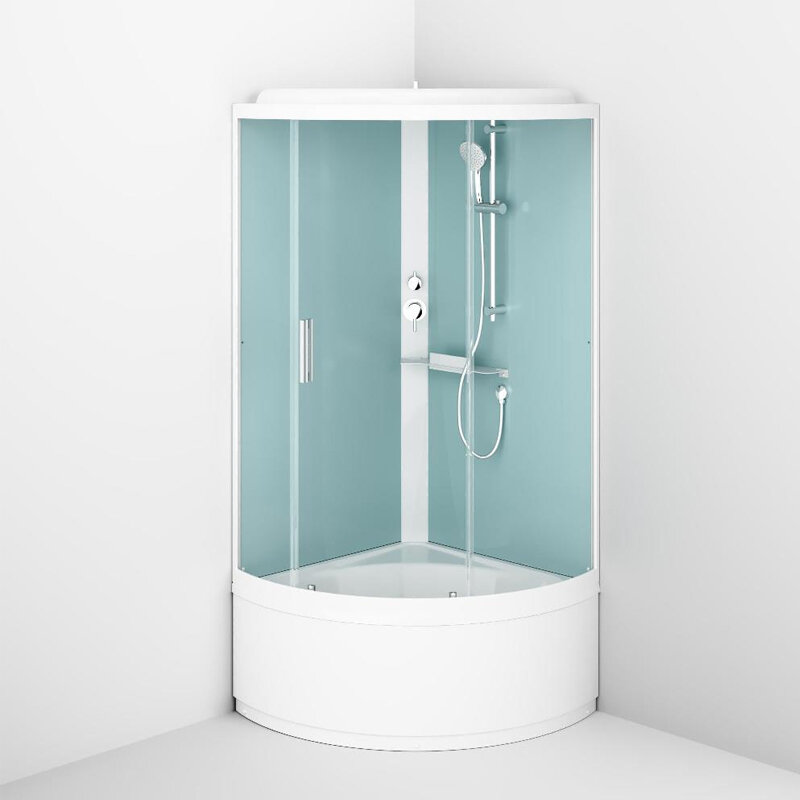 Изображение товара Душевая кабина Am.Pm X-Joy Deep 90x90 см с крышей и душем