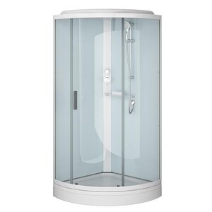 Изображение товара Душевая кабина Am.Pm X-Joy 90 х 90 см, стекло прозрачное, профиль белый, W88C-401-090WT