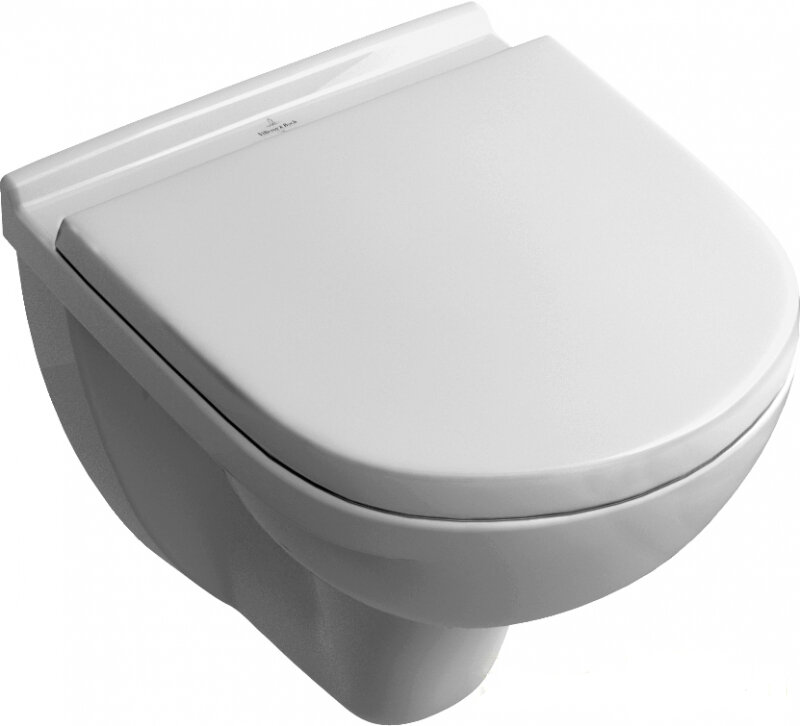 Изображение товара Унитаз подвесной Villeroy&Boch O.novo 5660HR01 безободковый с сиденьем Soft-Close Изображение товара Унитаз подвесной Villeroy&Boch O.novo 5660HR01 безободковый с сиденьем Soft-Close