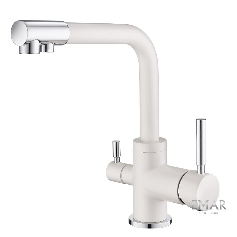 Изображение товара Смеситель Emar Quartz 3003N.5 Агат для кухонной мойки, с подключением к фильтру, цвет агат