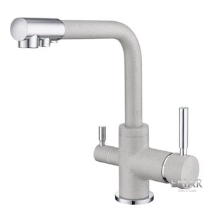 Изображение товара Смеситель Emar Quartz 3003N.6 Барит для кухонной мойки, с подключением к фильтру, цвет барит