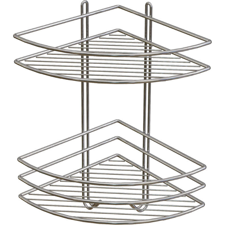 Изображение товара Полка Diwo Смоленск П16192 с 2 ярусами и хромированным покрытием