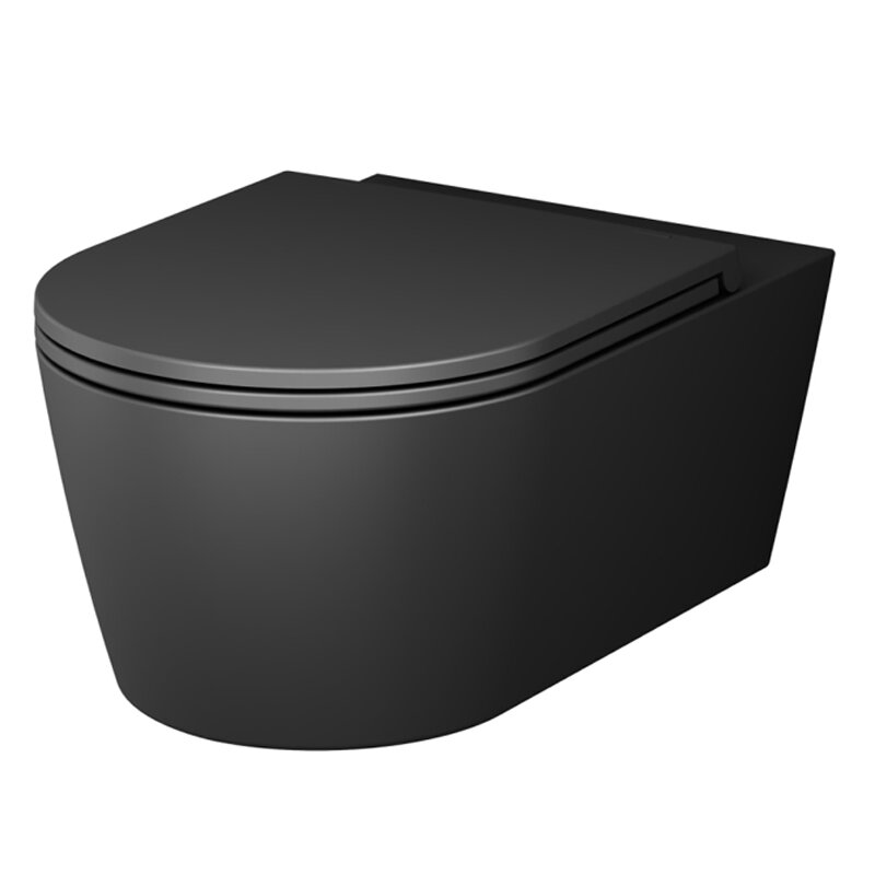 Изображение товара Подвесной унитаз Am.Pm Func C8F1701MBSC FlashClean черный матовый