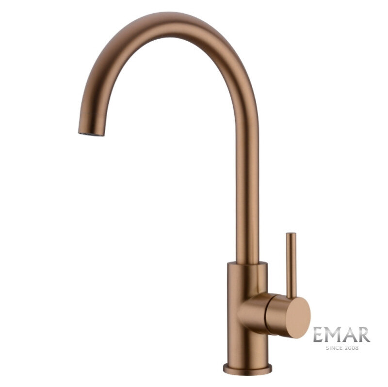 Изображение товара Смеситель Emar Best ECB - 3004 PVD Coppery для кухонной мойки, цвет Coppery