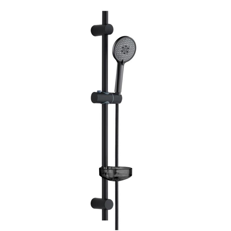 Изображение товара Душевой гарнитур Orange 70 см 3 режима черный матовый OS132b