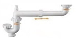 Изображение товара Сифон Oulin для одночашевых моек OL-101Y, белый, C-2-Y