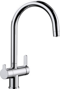 Изображение товара Смеситель Blanco Trima 525136 для кухонной мойки, с подключением к фильтру, хром