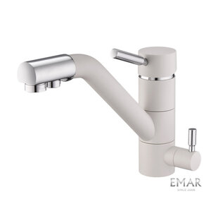 Изображение товара Смеситель для кухонной мойки Emar Quartz 3008.5 Агат с подключением к фильтру