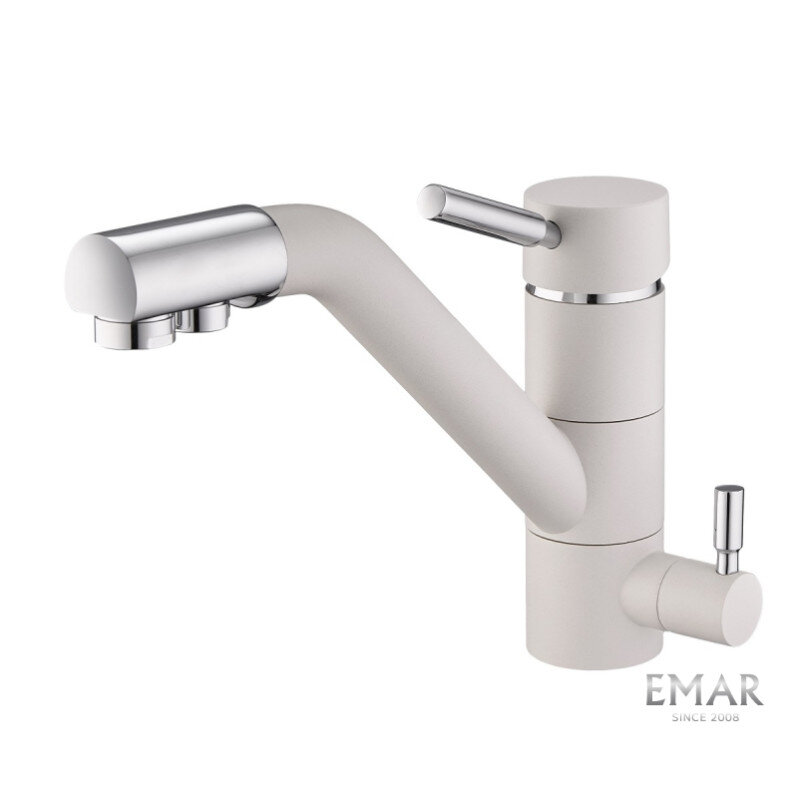Изображение товара Смеситель Emar Quartz 3008.5 Агат для кухонной мойки Изображение товара Смеситель Emar Quartz 3008.5 Агат для кухонной мойки