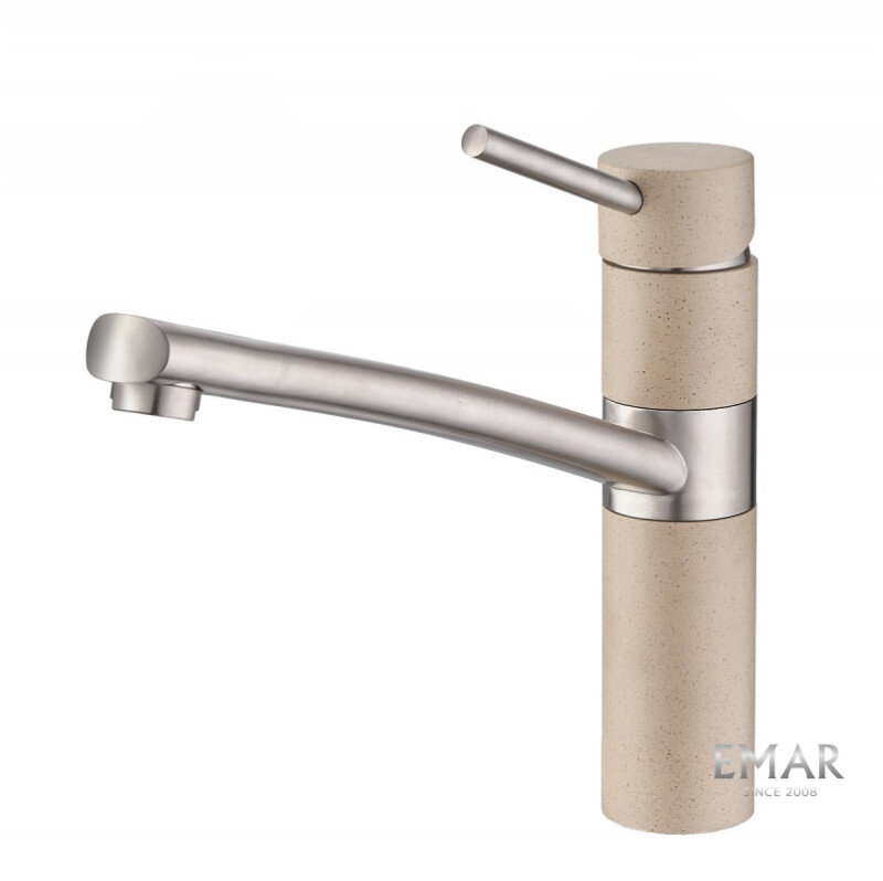 Изображение товара Смеситель для кухонной мойки Emar Quartz 3011.1 сардоникс, однорычажный, поворотный