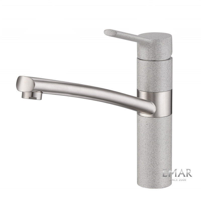 Изображение товара Смеситель для кухонной мойки Emar Quartz 3011.6 Барит, поворотный излив