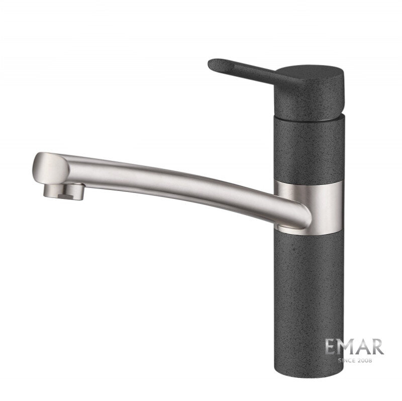 Изображение товара Смеситель Emar Quartz 3011.7 Антрацит для кухонной мойки, цвет антрацит