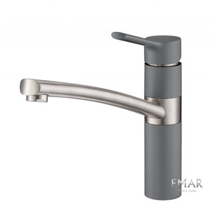 Изображение товара Смеситель кухонный Emar Quartz 3011.9 Алмаз поворотный, однорычажный, Россия Изображение товара Смеситель кухонный Emar Quartz 3011.9 Алмаз поворотный, однорычажный, Россия