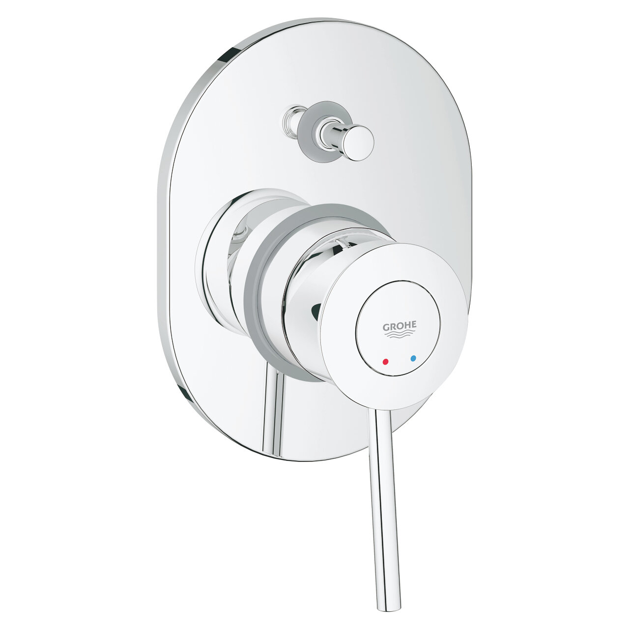 Изображение товара Смеситель для ванны и душа Grohe BauClassic, 29047000, хром Изображение товара Смеситель для ванны и душа Grohe BauClassic, 29047000, хром