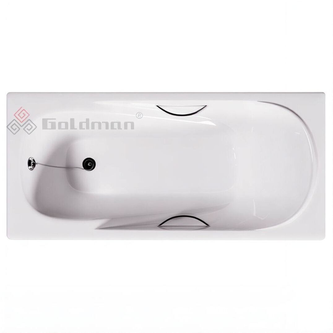 Изображение товара Чугунная ванна Goldman Elegant EG17080 170x80 см с подголовником и ножками Изображение товара Чугунная ванна Goldman Elegant EG17080 170x80 см с подголовником и ножками