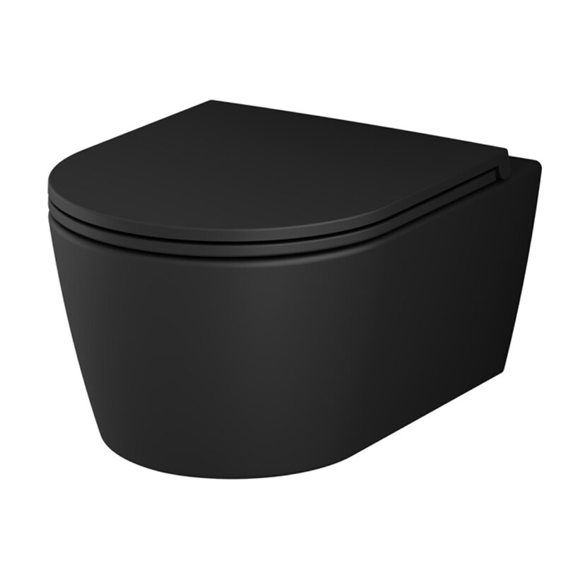 Изображение товара Подвесной унитаз Am.Pm Func C8F1700MBSC FlashClean черный матовый