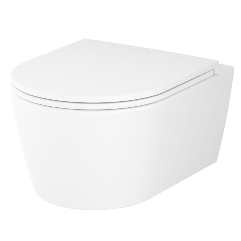 Изображение товара Подвесной безободковый унитаз Am.Pm Func C8F1700MWSC FlashClean белый матовый