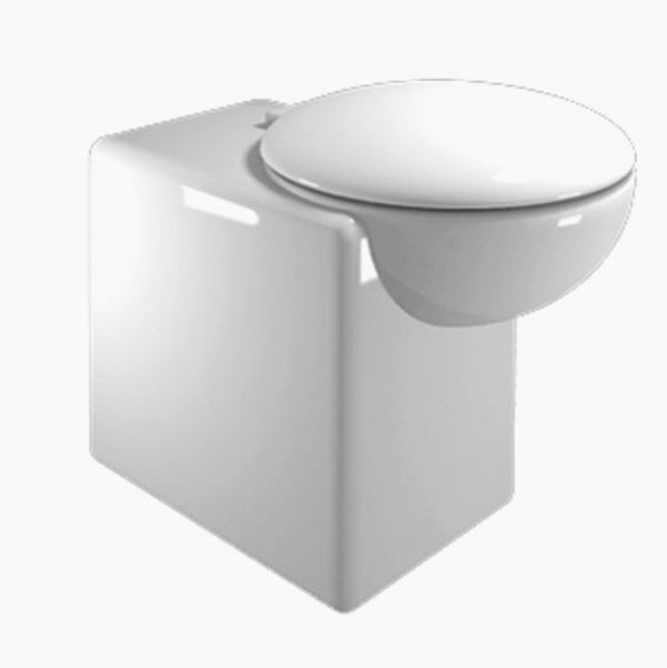 Изображение товара Приставной угловой унитаз Hatria You&Me YXZ601 белый с системой антивсплеск