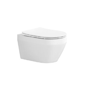 Изображение товара Унитаз подвесной Aquatek Лира AQ1155-00, безободковый, сиденье микролифт, белый