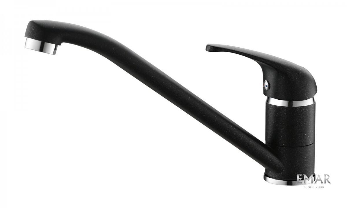 Изображение товара Смеситель Emar Quartz 3009.12 Оникс для кухонной мойки, цвет оникс
