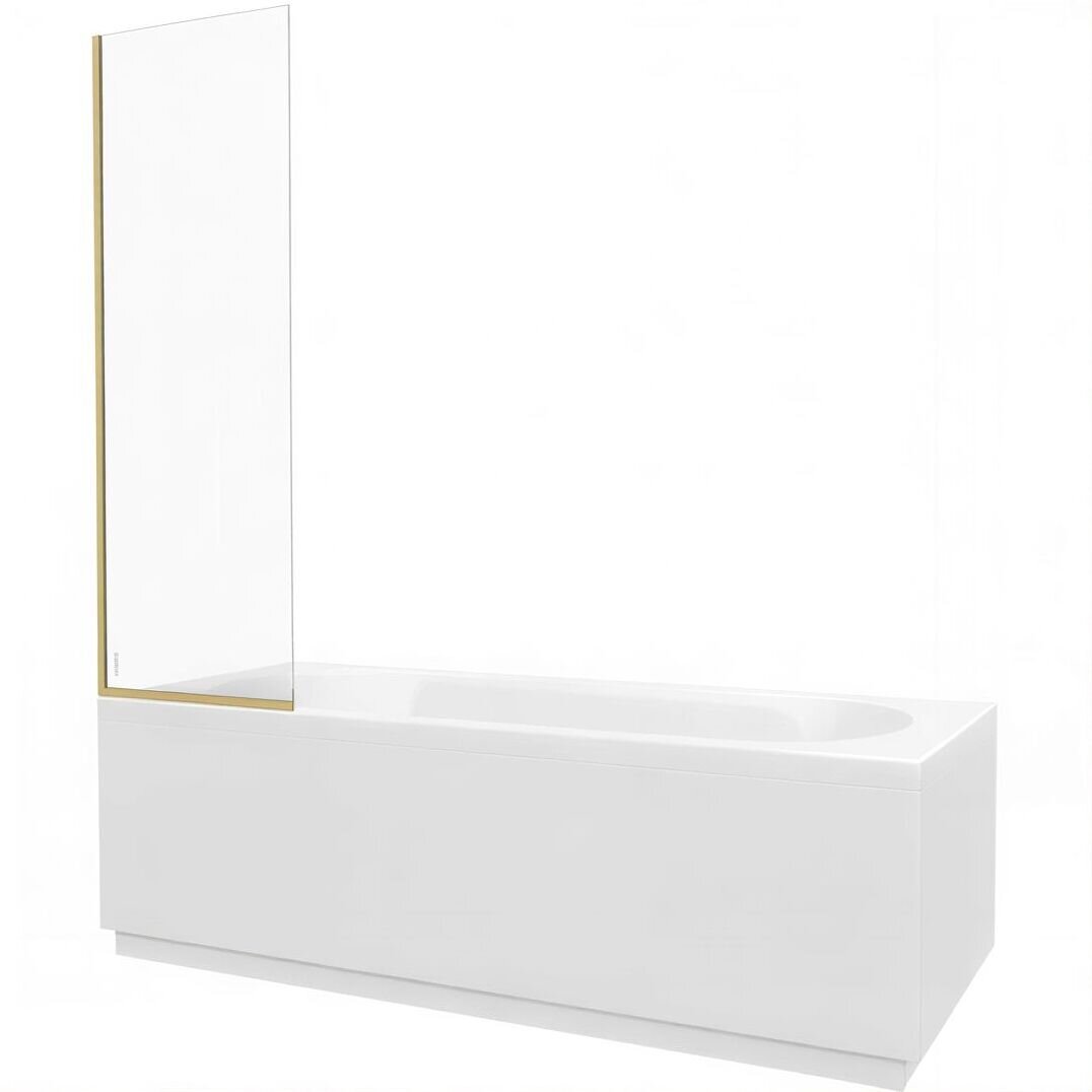 Изображение товара Шторка на ванну Diwo Анапа, 50 см, стекло прозрачное, профиль золото, MV-AN-50-GL Изображение товара Шторка на ванну Diwo Анапа, 50 см, стекло прозрачное, профиль золото, MV-AN-50-GL