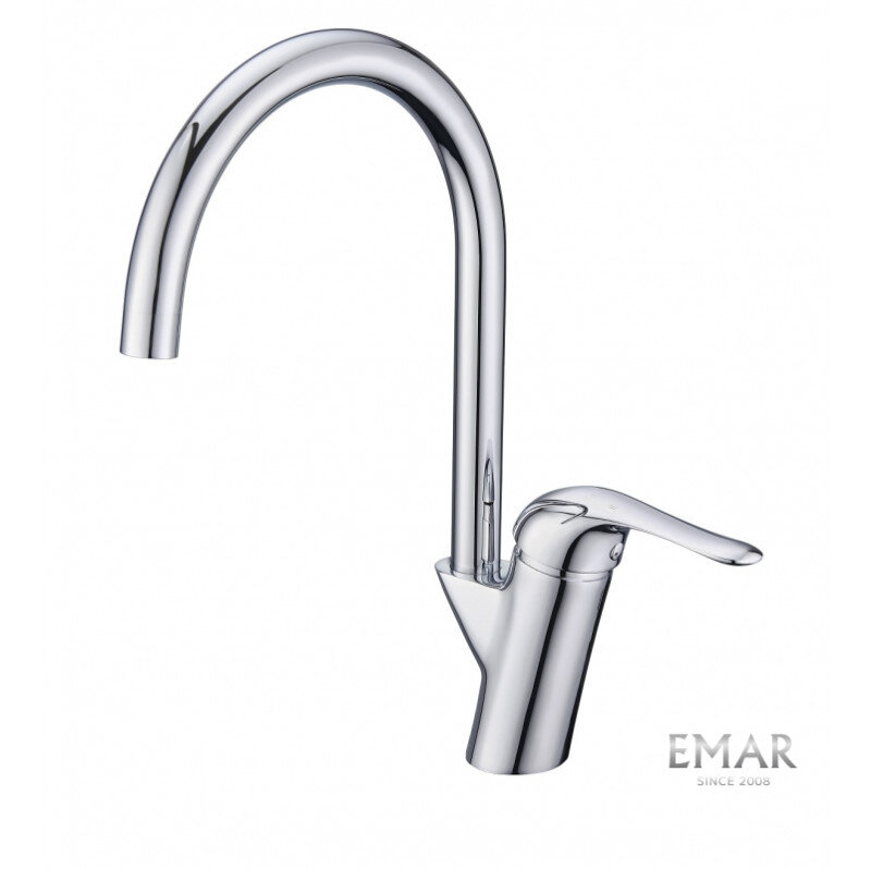 Изображение товара Смеситель Emar Steel ЕС - 3002 для кухонной мойки, цвет хром Изображение товара Смеситель Emar Steel ЕС - 3002 для кухонной мойки, цвет хром